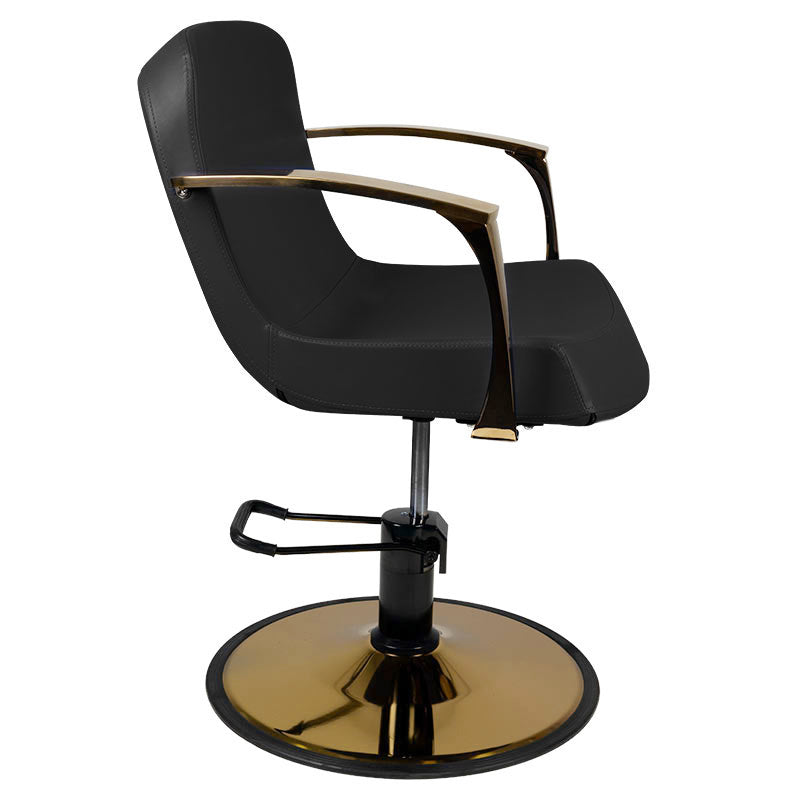 Chaise de Stylisme Gabbiano Bolonia Or Noir
