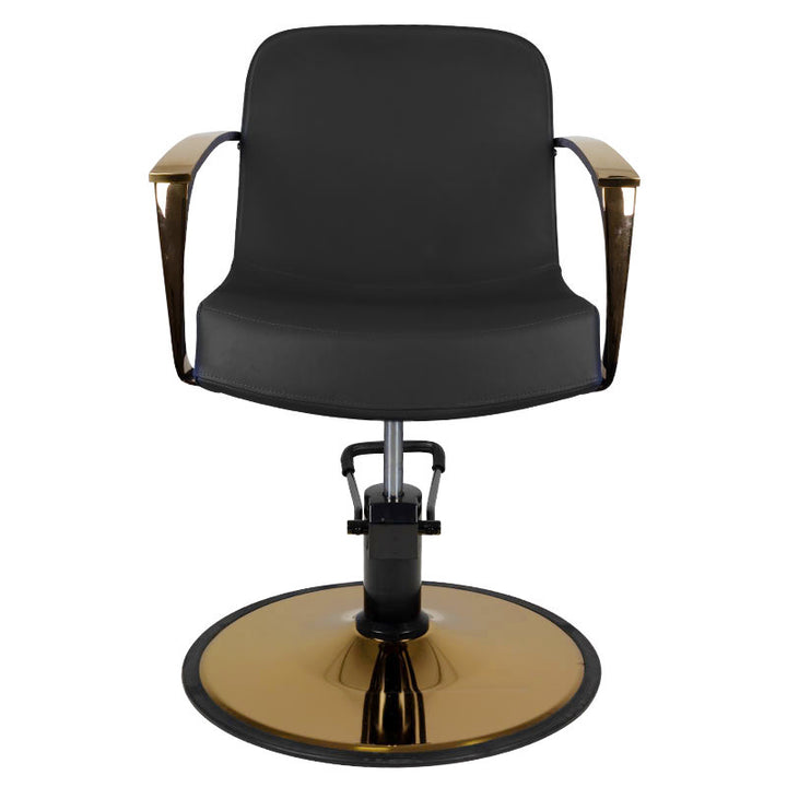 Chaise de Stylisme Gabbiano Bolonia Or Noir