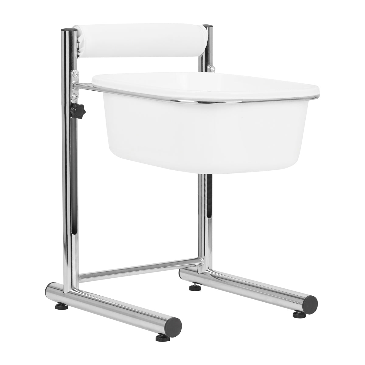 Bain de Pieds Pédicure Réglable en Hauteur Chrome