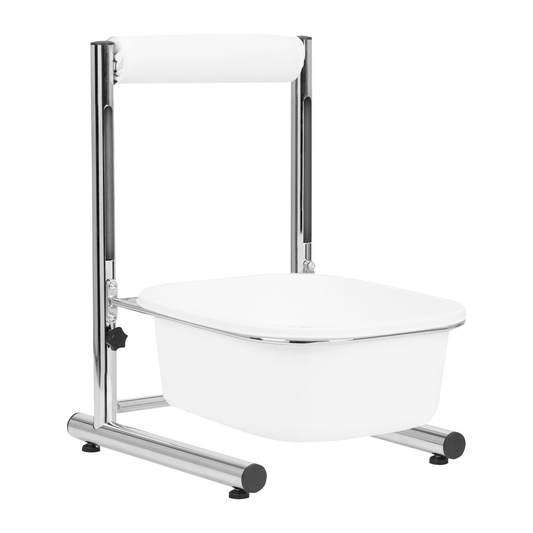 Bain de Pieds Pédicure Réglable en Hauteur Chrome - image 2