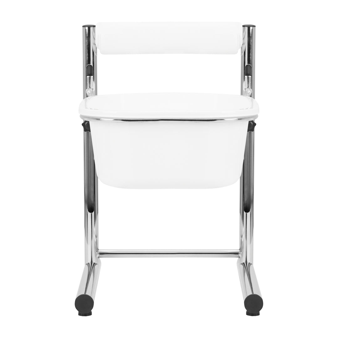 Bain de Pieds Pédicure Réglable en Hauteur Chrome - image 5