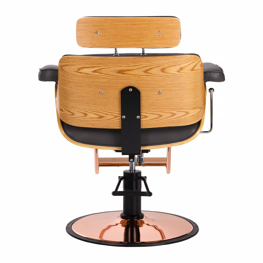 Fauteuil de Coiffeur Gabbiano Florence avec appui-tête réglable Noir