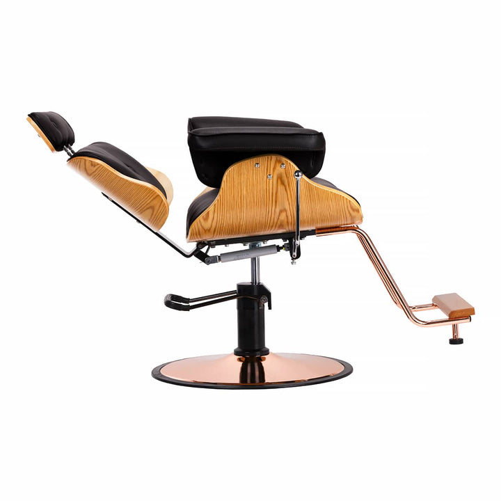 Fauteuil de Coiffeur Gabbiano Florence avec appui-tête réglable Noir
