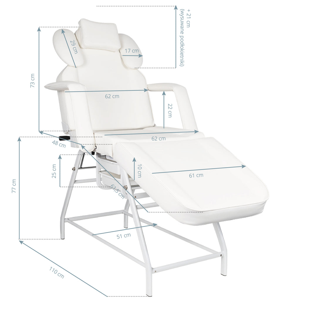 Fauteuil Esthétique Ivette Gris - image 9