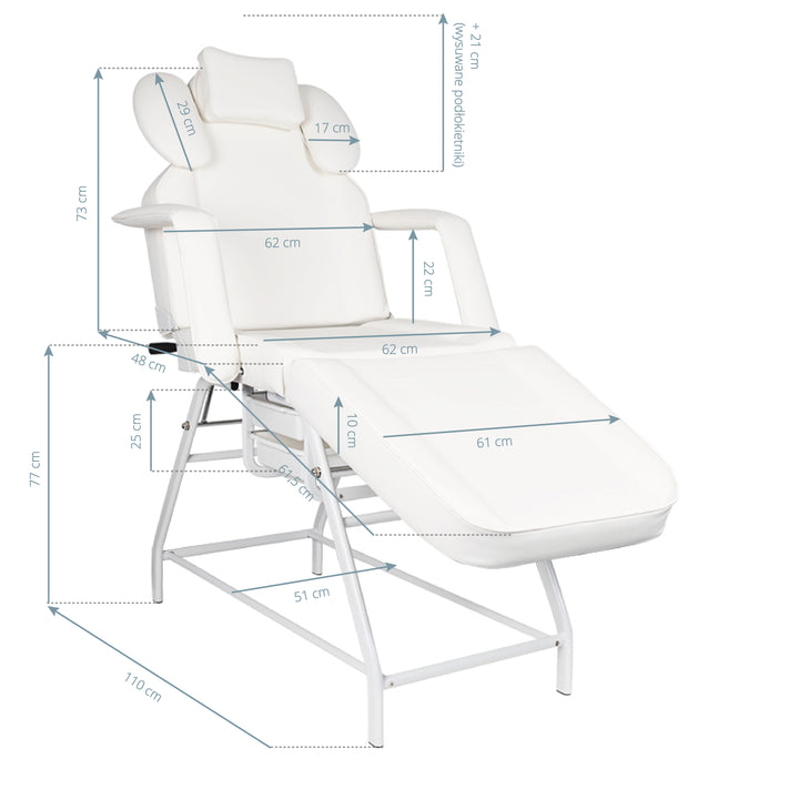 Fauteuil Esthétique Ivette Gris - image 9