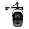 Casque Sèche-Cheveux Mural Gabbiano 1600A Mono Vitesse Noir