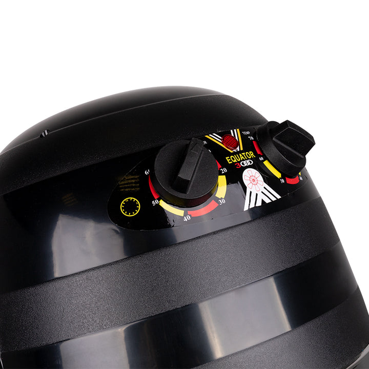 Casque Sèche-Cheveux Mural Gabbiano 1600A Mono Vitesse Noir