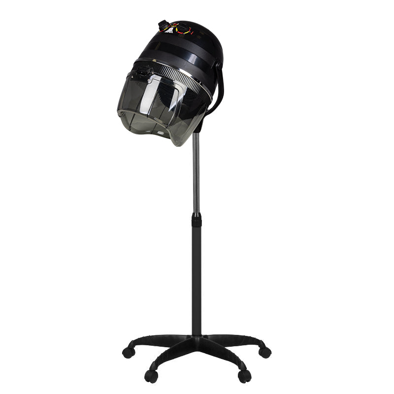 Casque Sèche-Cheveux sur Pied Gabbiano 1600 Mono Vitesse Noir