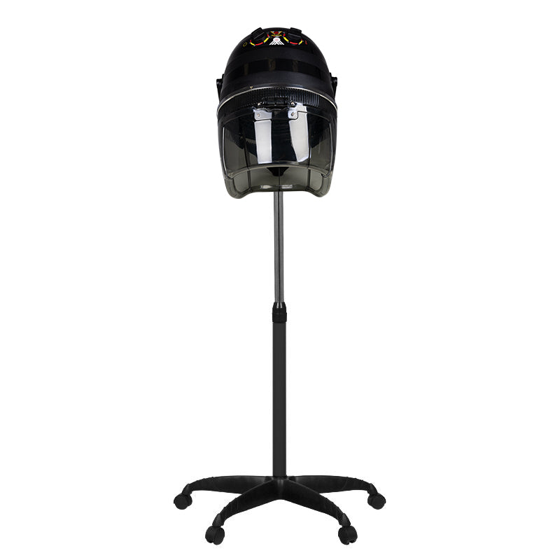 Casque Sèche-Cheveux sur Pied Gabbiano 1600 Mono Vitesse Noir