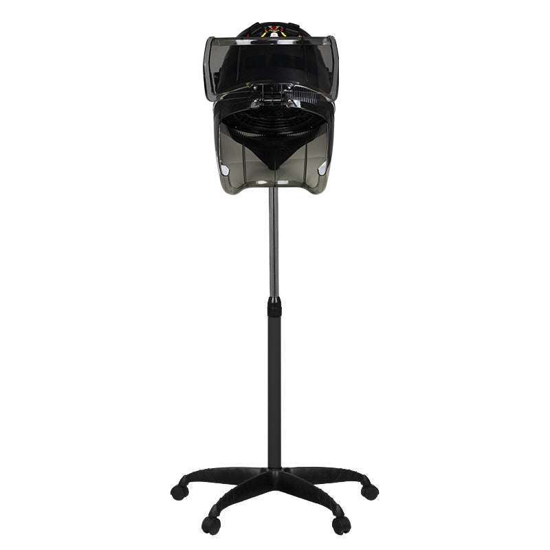 Casque Sèche-Cheveux sur Pied Gabbiano 1600 Mono Vitesse Noir