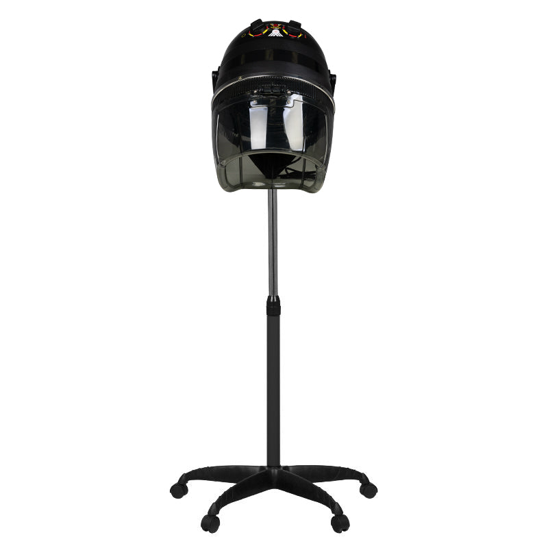 Casque Sèche-Cheveux sur Pied Gabbiano 1600 Mono Vitesse Noir