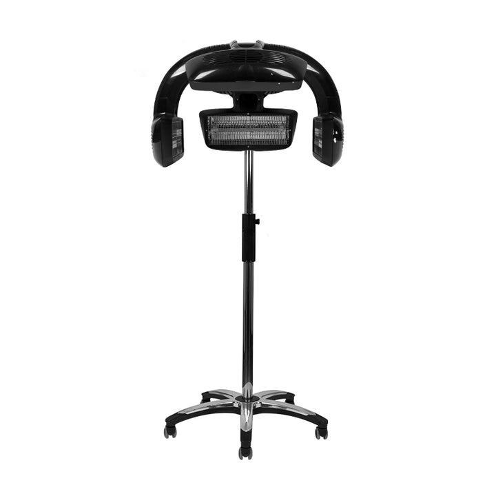 Casque Sèche-Cheveux sur Pied Gabbiano Infrazon 628 Noir