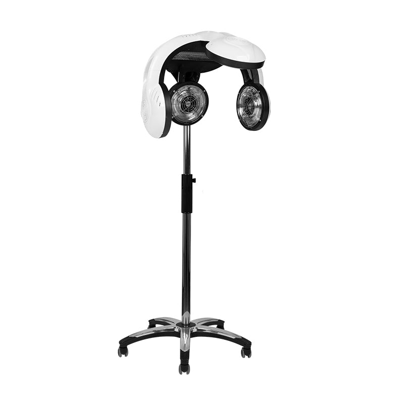 Casque Sèche-Cheveux sur Pied Gabbiano Infrazon 938 Blanc