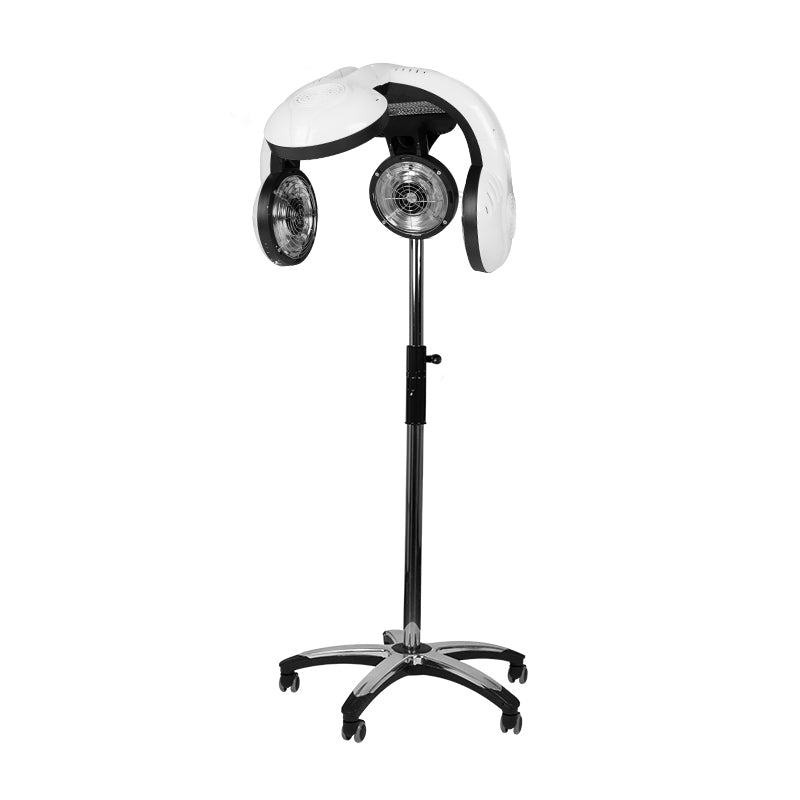 Casque Sèche-Cheveux sur Pied Gabbiano Infrazon 938 Blanc