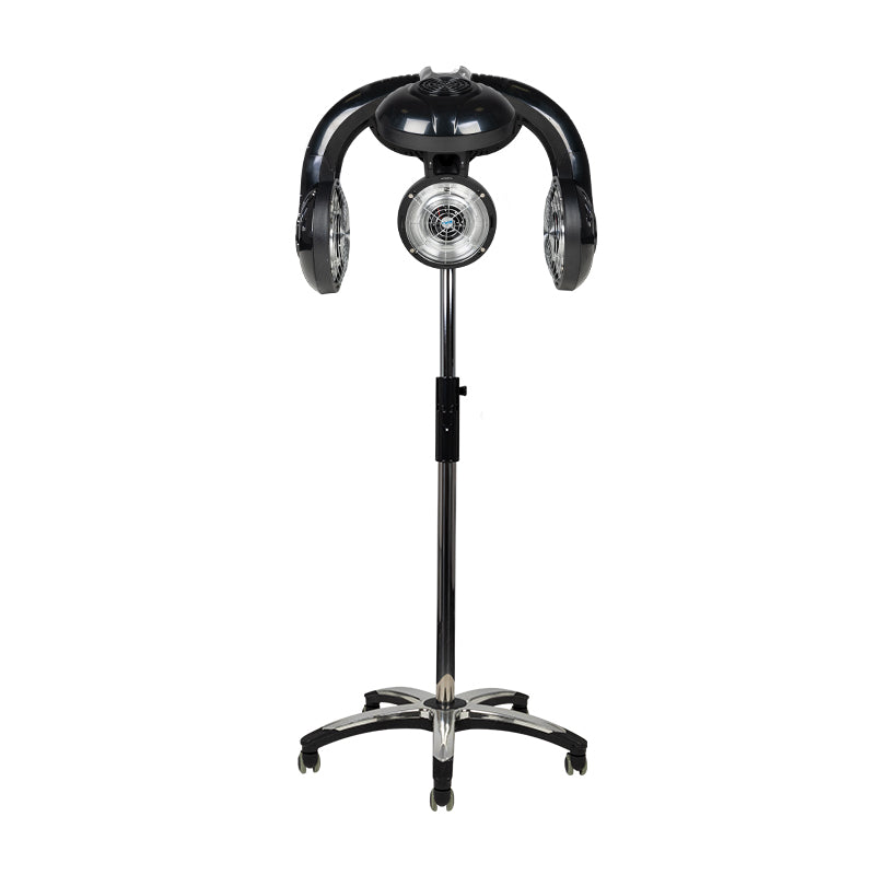 Casque Sèche-Cheveux sur Pied Gabbiano Infrazon 938 Noir