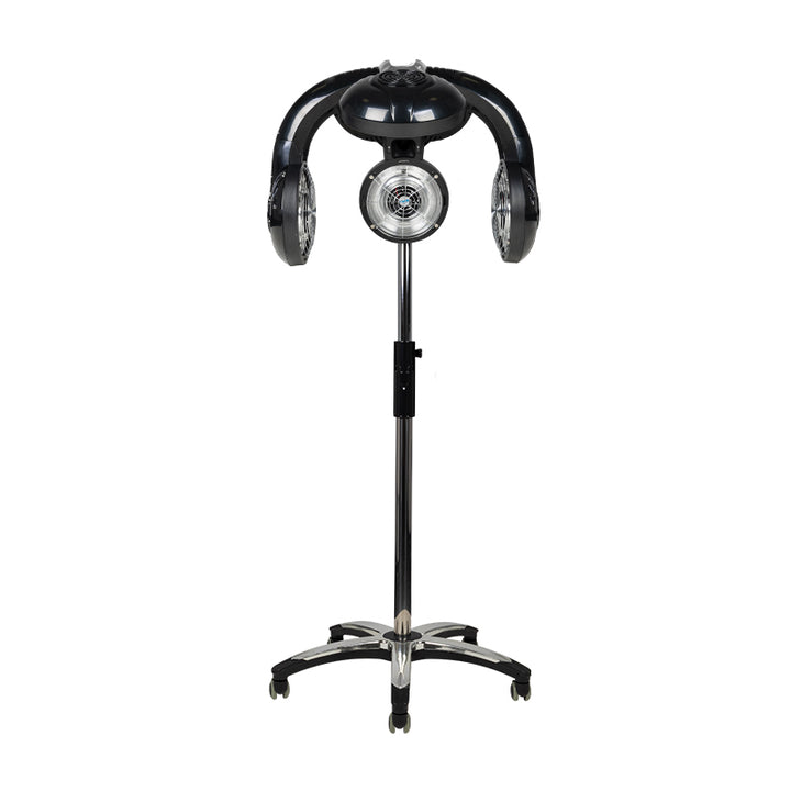 Casque Sèche-Cheveux sur Pied Gabbiano Infrazon 938 Noir
