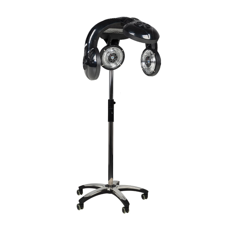 Casque Sèche-Cheveux sur Pied Gabbiano Infrazon 938 Noir