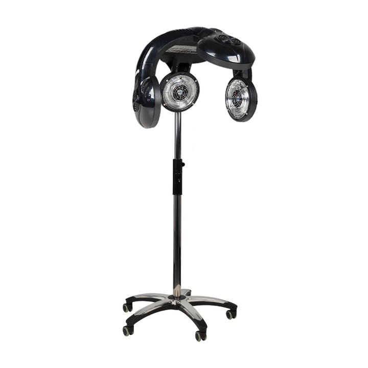 Casque Sèche-Cheveux sur Pied Gabbiano Infrazon 938 Noir