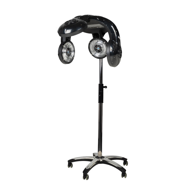 Casque Sèche-Cheveux sur Pied Gabbiano Infrazon 938 Noir