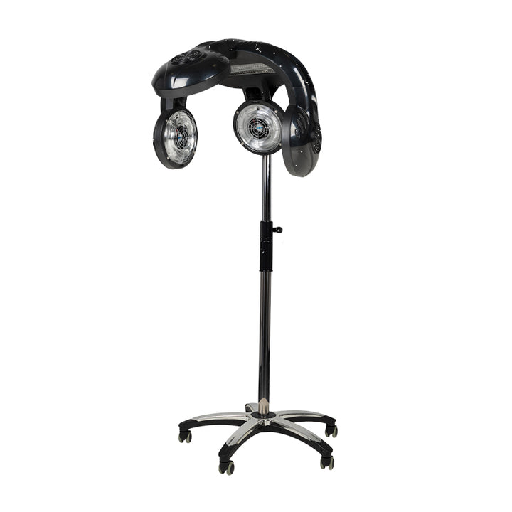 Casque Sèche-Cheveux sur Pied Gabbiano Infrazon 938 Noir