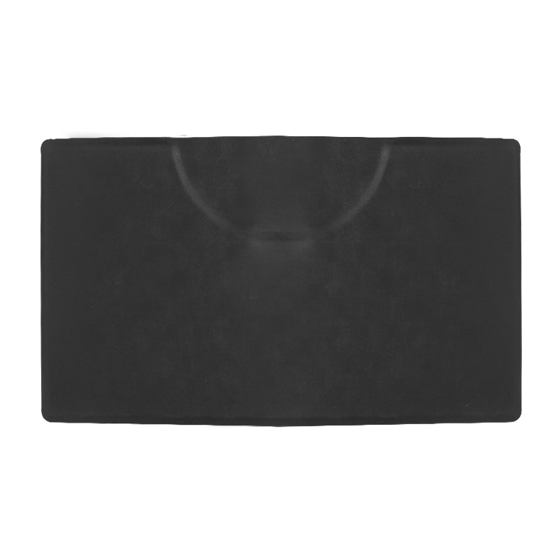 Tapis Coiffeur pour Fauteuil de Coiffure Rectangulaire Noir