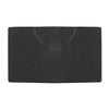Tapis Coiffeur pour Fauteuil de Coiffure Rectangulaire Noir