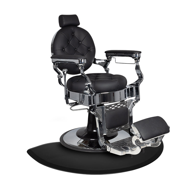 Tapis Coiffeur pour Fauteuil de Coiffure Demi-lune Noir - image 3