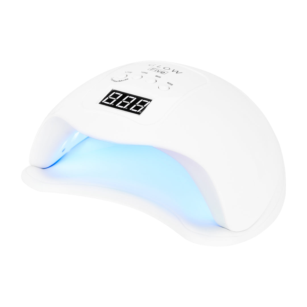 Lampe UV Ongles Dual LED Glow 5 48W USB Blanc