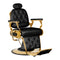 Fauteuil Barbier Gabbiano Francesco Or Noir