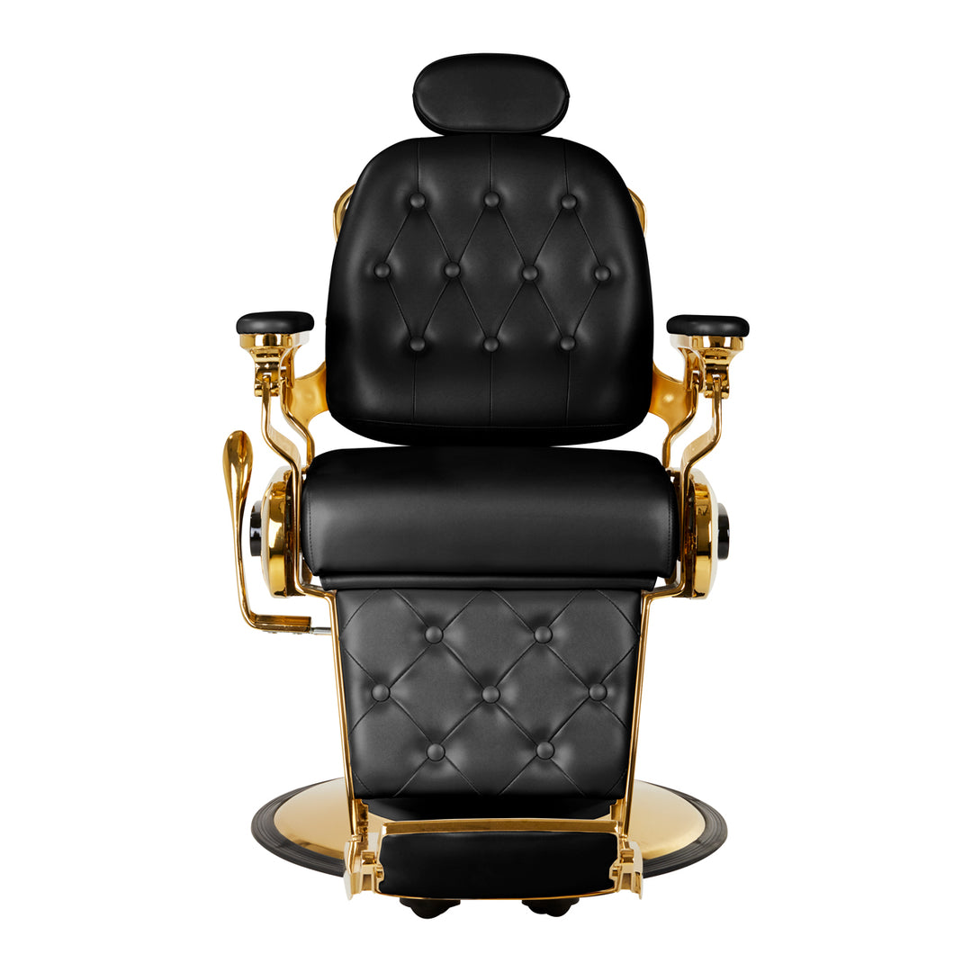 Fauteuil Barbier Gabbiano Francesco Or Noir - image 2