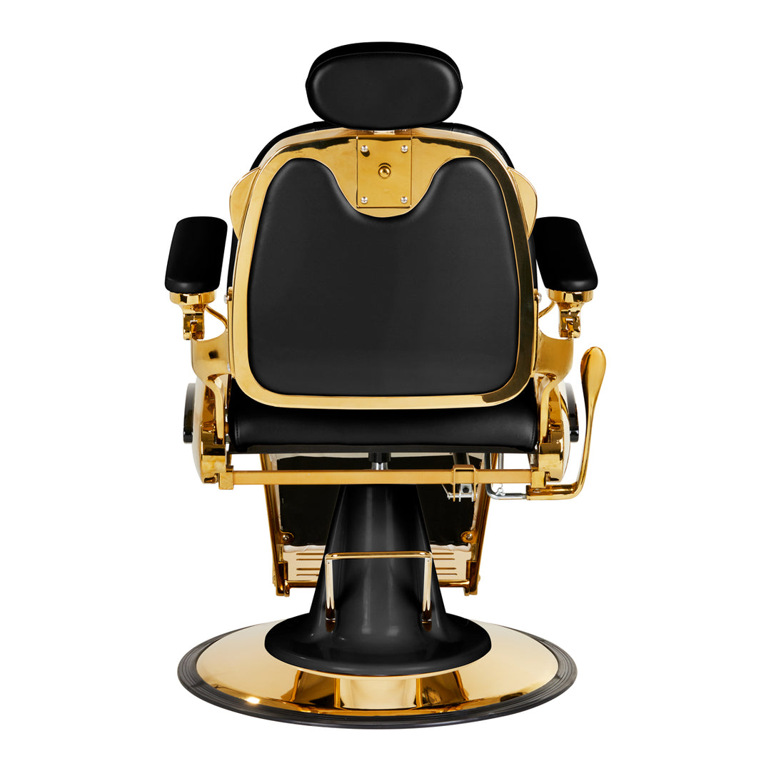 Fauteuil Barbier Gabbiano Francesco Or Noir - image 3