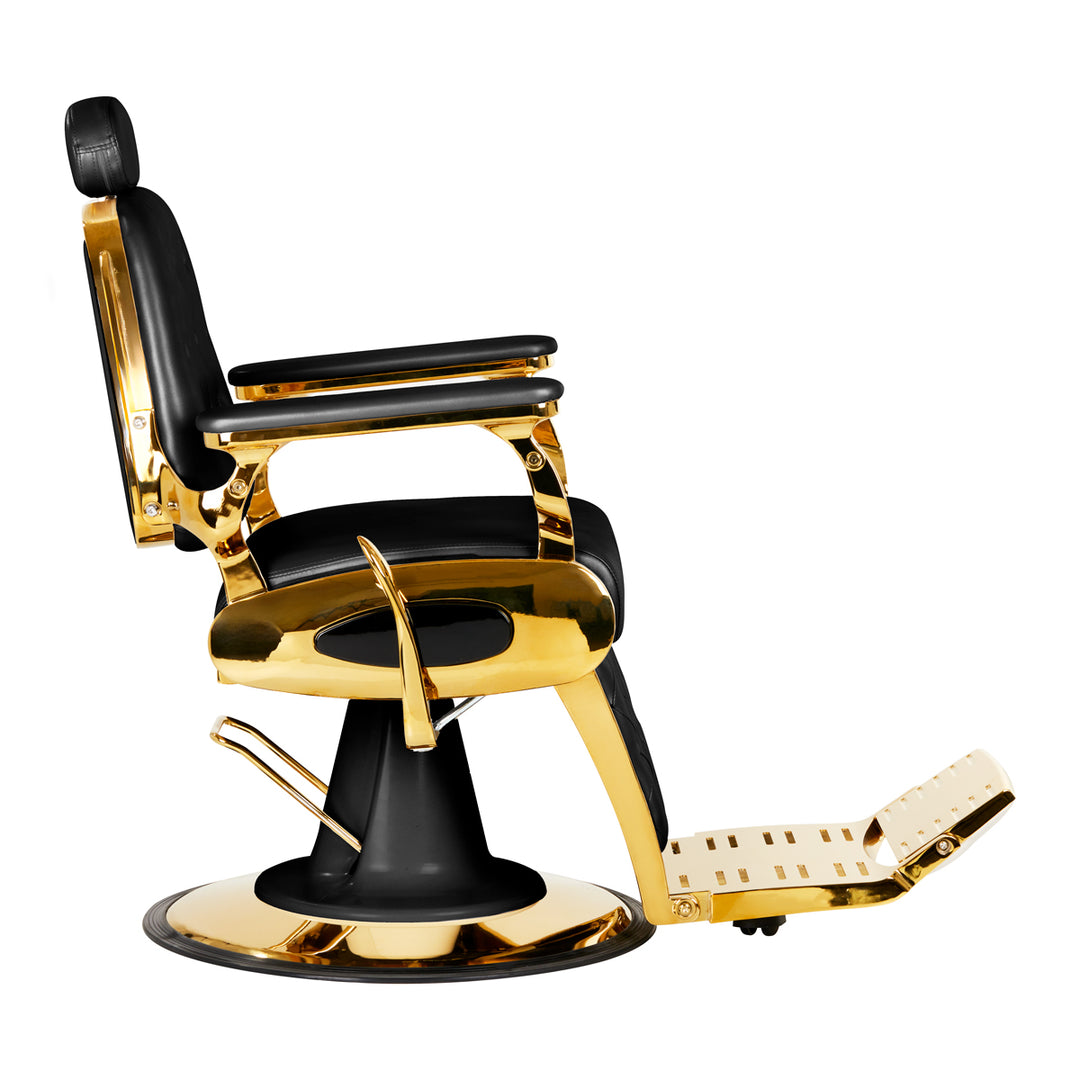 Fauteuil Barbier Gabbiano Francesco Or Noir - image 4