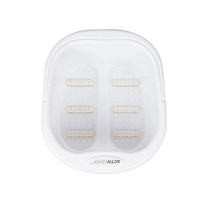 Bac Pédicure avec Rouleaux de Massage Blanc - image 2