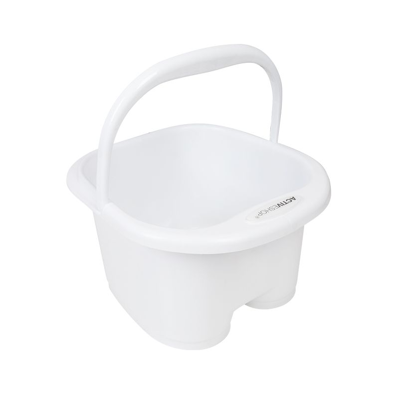 Bac Pédicure avec Rouleaux de Massage Blanc - image 3