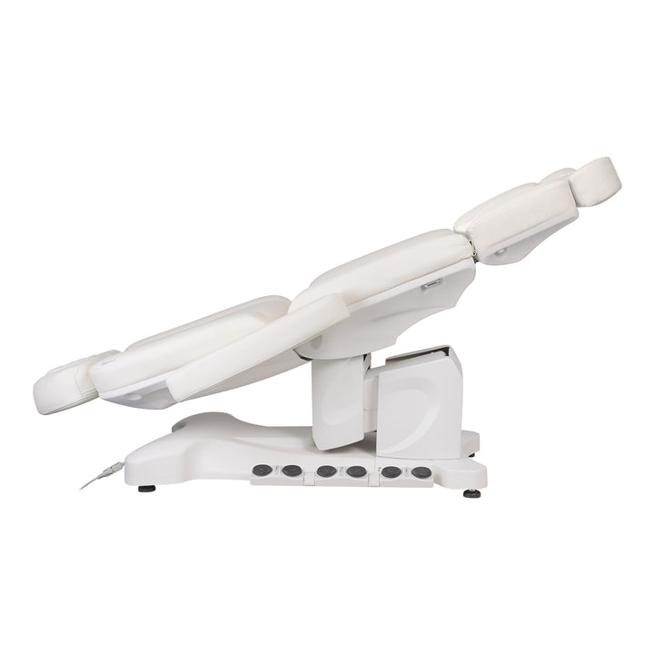 Fauteuil Esthétique Électrique Azzurro 708B 3 Moteurs avec Pédale et Chauffage Blanc - image 5