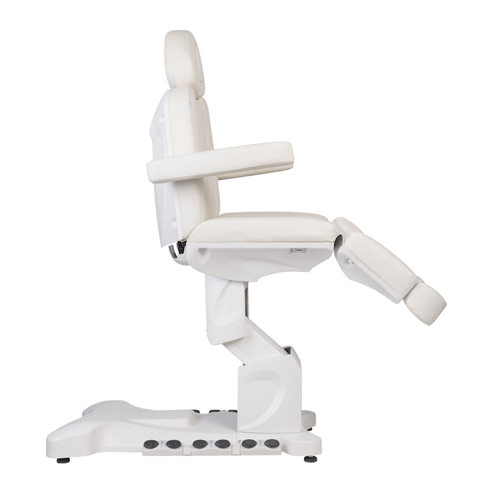 Fauteuil Esthétique Électrique Azzurro 708B 3 Moteurs avec Pédale et Chauffage Blanc - image 7