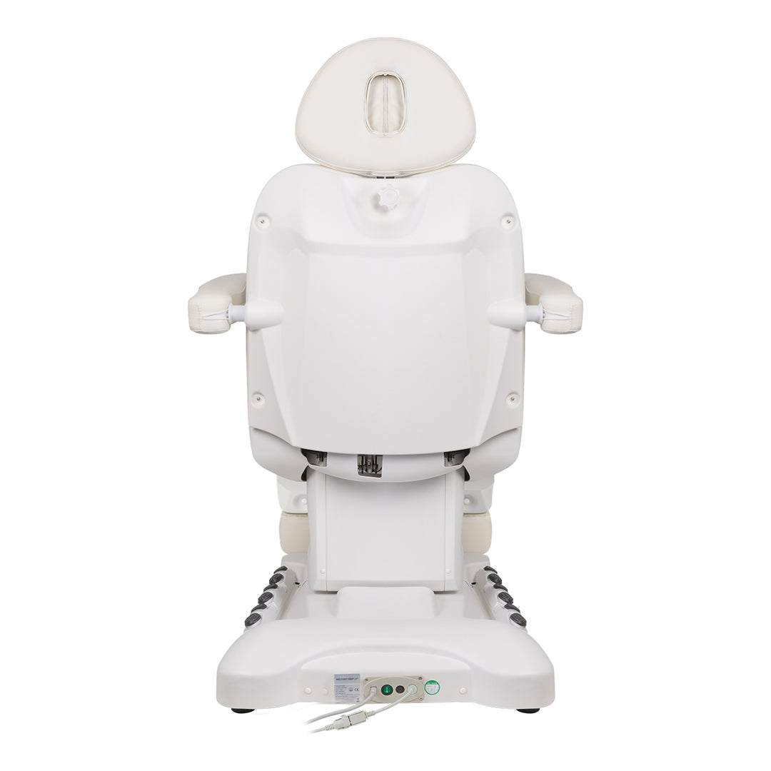 Fauteuil Esthétique Électrique Azzurro 708B 3 Moteurs avec Pédale et Chauffage Blanc - image 10
