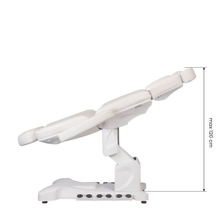 Fauteuil Esthétique Électrique Azzurro 708B 3 Moteurs avec Pédale et Chauffage Blanc - image 14