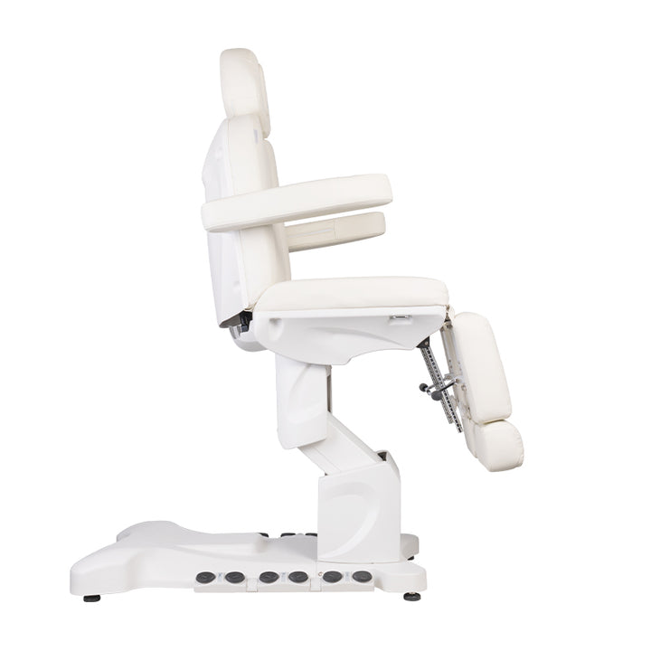 Fauteuil Esthétique Électrique Azzurro 708B Pro 3 Moteurs Pedi avec Pédale et Chauffage Blanc - image 6