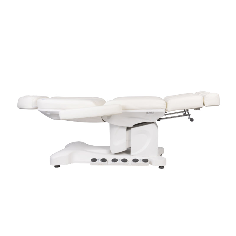 Fauteuil Esthétique Électrique Azzurro 708B Pro 3 Moteurs Pedi avec Pédale et Chauffage Blanc - image 7