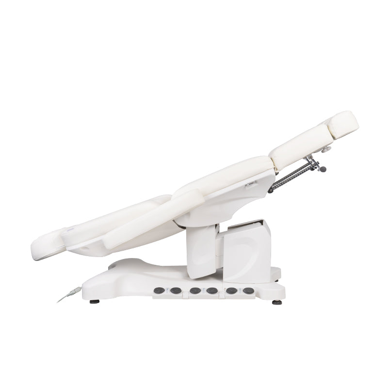 Fauteuil Esthétique Électrique Azzurro 708B Pro 3 Moteurs Pedi avec Pédale et Chauffage Blanc - image 8