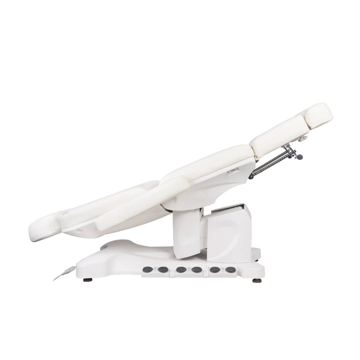 Fauteuil Esthétique Électrique Azzurro 708B Pro 3 Moteurs Pedi avec Pédale et Chauffage Blanc - image 8