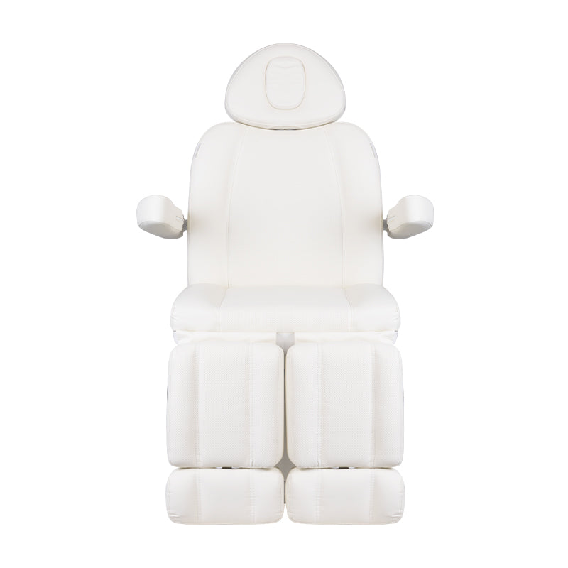 Fauteuil Esthétique Électrique Azzurro 708B Pro 3 Moteurs Pedi avec Pédale et Chauffage Blanc - image 9