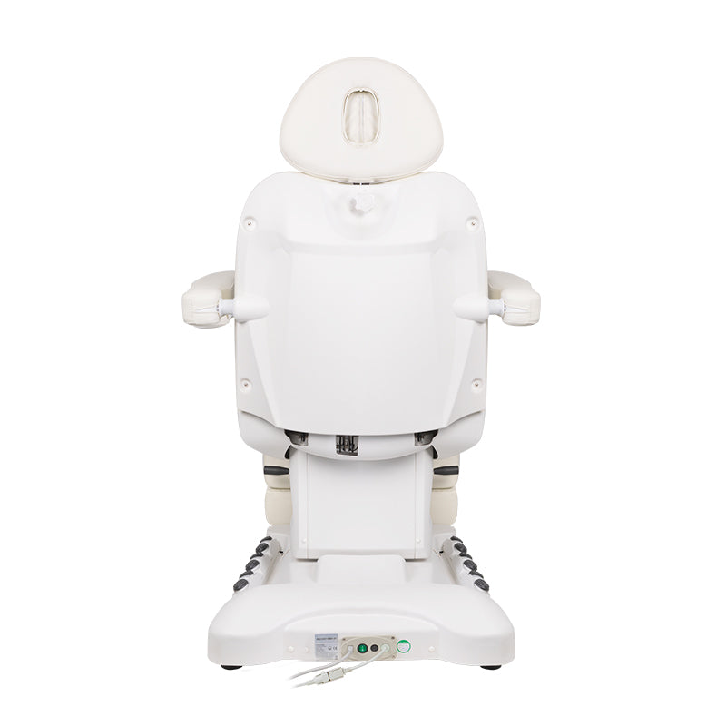 Fauteuil Esthétique Électrique Azzurro 708B Pro 3 Moteurs Pedi avec Pédale et Chauffage Blanc - image 10