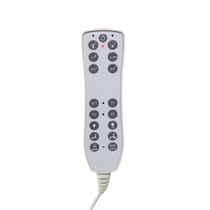Fauteuil Esthétique Électrique Azzurro 708B Pro 3 Moteurs Pedi avec Pédale et Chauffage Blanc - image 13