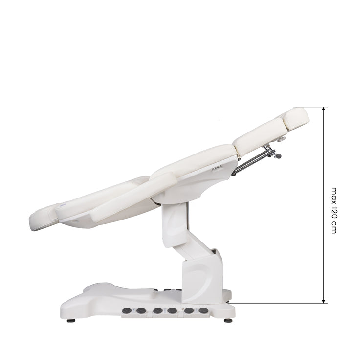 Fauteuil Esthétique Électrique Azzurro 708B Pro 3 Moteurs Pedi avec Pédale et Chauffage Blanc - image 16