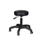 Tabouret à Roulettes Réglable En Cuir Éco AM-303-2 Noir