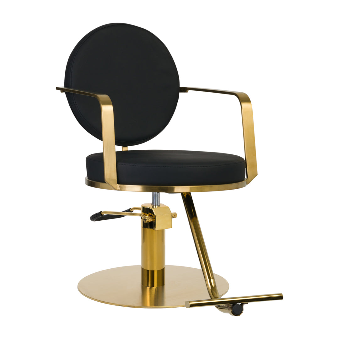 Fauteuil de Coiffeur Gabbiano Arras Or Noir