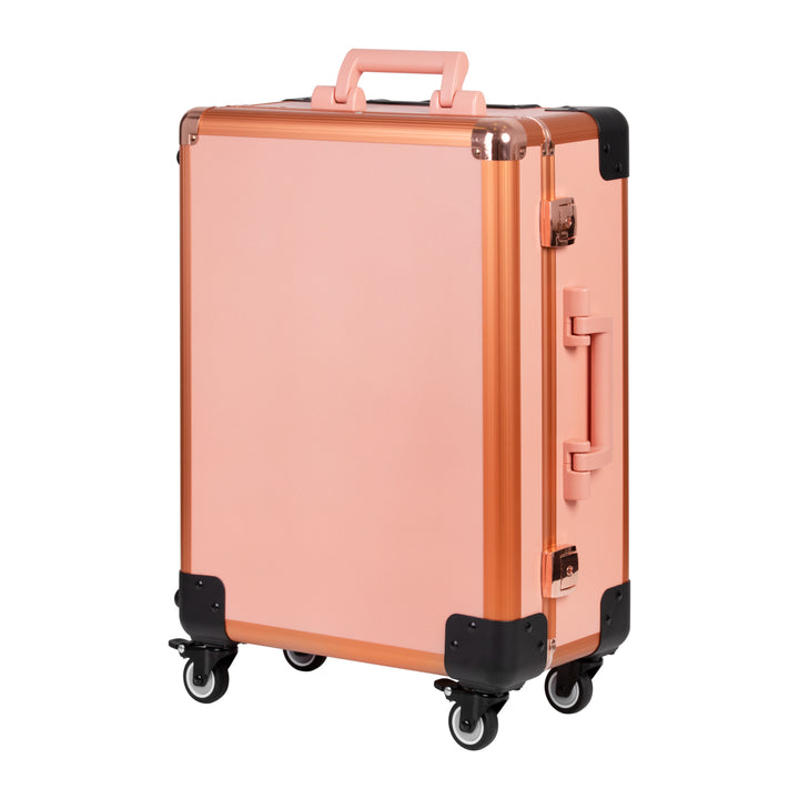 Mallette de Maquillage Station Mobile T-27 avec Miroir Lumineux Or Rose - image 2