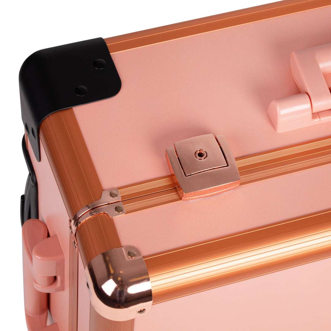 Mallette de Maquillage Station Mobile T-27 avec Miroir Lumineux Or Rose - image 6
